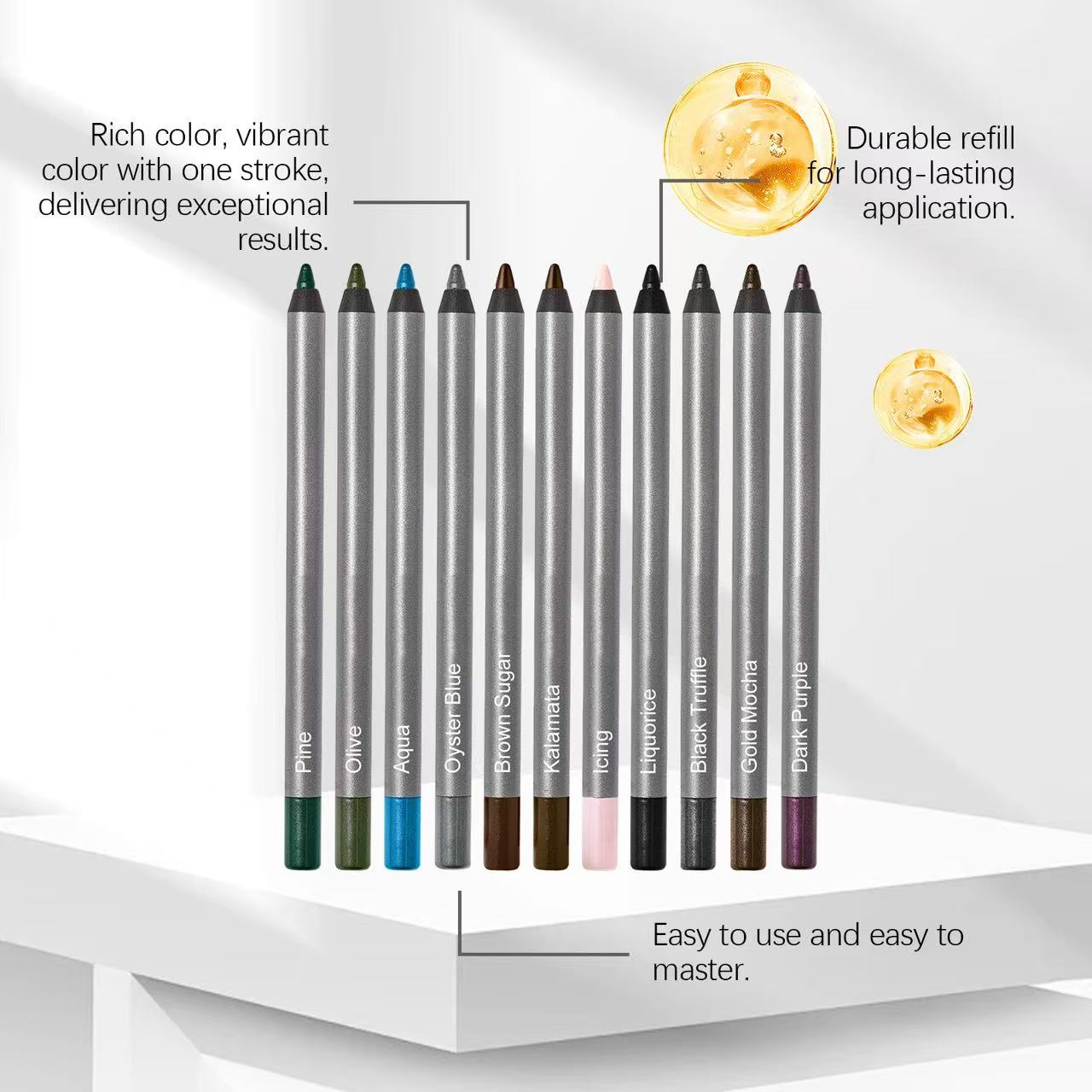 ⏰Christmas-70%OFF🔥1440-Longwear Eyeliner Lightweight Lipliner Makeup Color Cosmetic