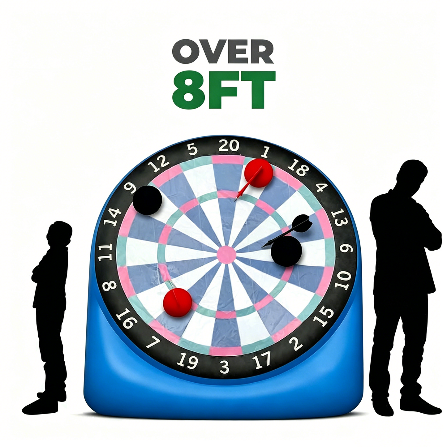 ⏰60% OFF Tonight Only✨Premium Inflatable Giant Kick Darts (15+ Ways to Play)