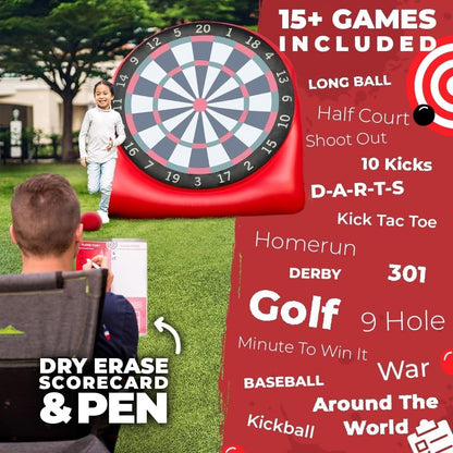 ⏰60% OFF Tonight Only✨Premium Inflatable Giant Kick Darts (15+ Ways to Play)