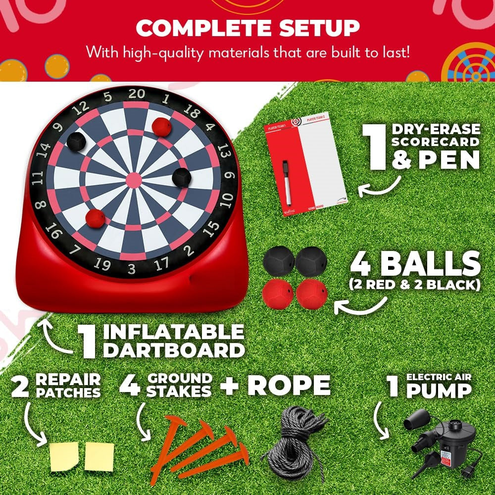 ⏰60% OFF Tonight Only✨Premium Inflatable Giant Kick Darts (15+ Ways to Play)