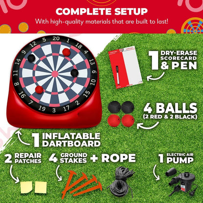 ⏰60% OFF Tonight Only✨Premium Inflatable Giant Kick Darts (15+ Ways to Play)