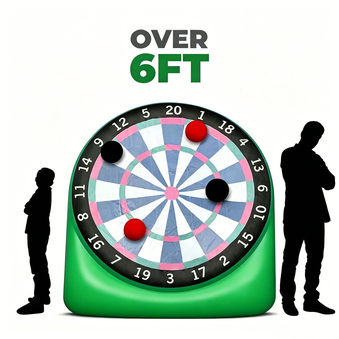 ⏰60% OFF Tonight Only✨Premium Inflatable Giant Kick Darts (15+ Ways to Play)