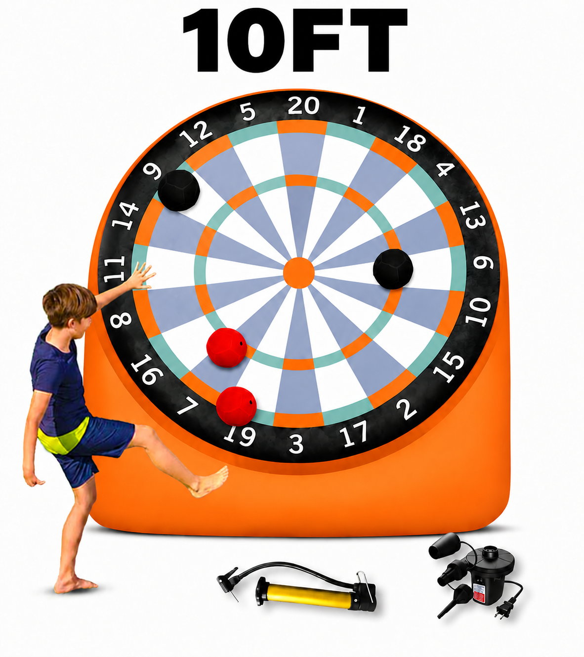 ⏰60% OFF Tonight Only✨Premium Inflatable Giant Kick Darts (15+ Ways to Play)