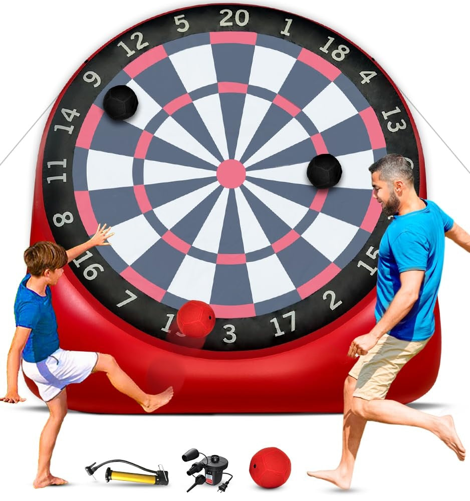 ⏰60% OFF Tonight Only✨Premium Inflatable Giant Kick Darts (15+ Ways to Play)